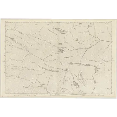 1875 Map of Ross-shire & Cromartyshire (Mainland), Sheet XXXVI, 1881 Print