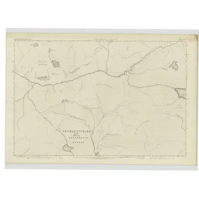 1875 Map of Ross-shire & Cromartyshire (Mainland), Sheet XXXVII, 1881 Print