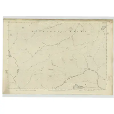 1875 Map of Ross-shire & Cromartyshire (Mainland), Sheet XXXVIII, 1881 Print