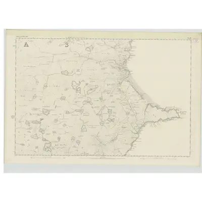 1849 Map of Ross-shire (Island of Lewis), Sheet 10, 1853 Print