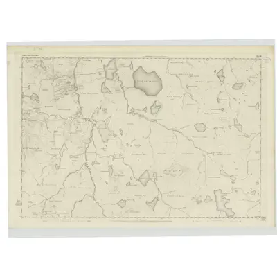 1849 Map of Ross-shire (Island of Lewis), Sheet 13, 1852 Print