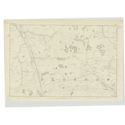 1849 Map of Ross-shire (Island of Lewis), Sheet 14, 1852 Print