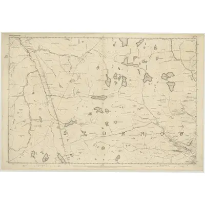 1849 Map of Ross-shire (Island of Lewis), Sheet 14, 1852 Print