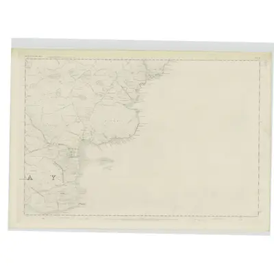 1849 Map of Ross-shire (Island of Lewis), Sheet 15, 1852 Print