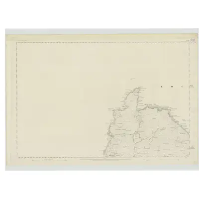 1851 Map of Ross-shire (Island of Lewis), Sheet 16, 1854 Print