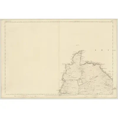 1851 Map of Ross-shire (Island of Lewis), Sheet 16, 1854 Print