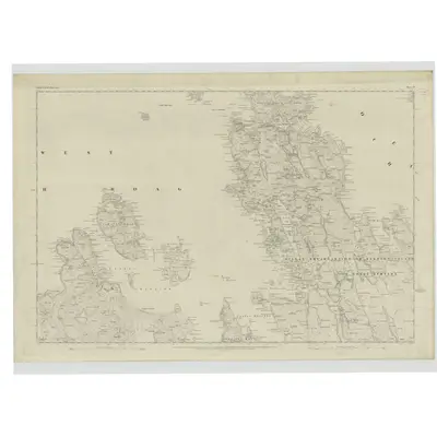 1850 Map of Ross-shire (Island of Lewis), Sheet 17, 1854 Print