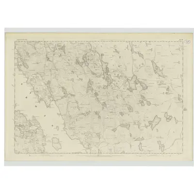 1850 Map of Ross-shire (Island of Lewis), Sheet 18, 1854 Print