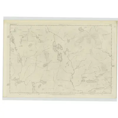 1849 Map of Ross-shire (Island of Lewis), Sheet 19, 1852 Print