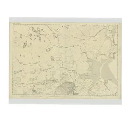 1849 Map of Ross-shire (Island of Lewis), Sheet 20, 1851 Print