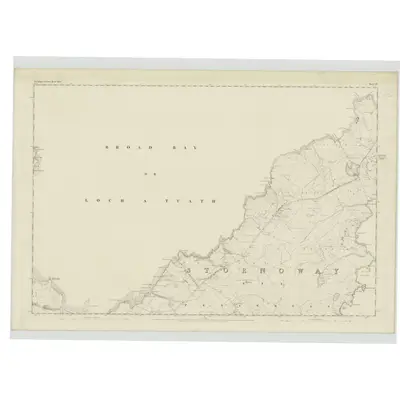 1848 Map of Ross-shire (Island of Lewis), Sheet 21, 1851 Print