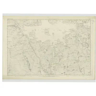 1853 Map of Ross-shire (Island of Lewis), Sheet 24, 1854 Print