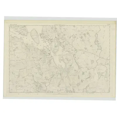 1849 Map of Ross-shire (Island of Lewis), Sheet 25, 1853 Print