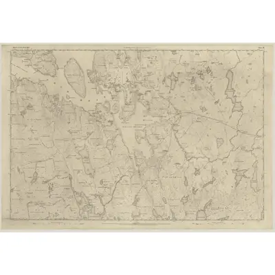 1849 Map of Ross-shire (Island of Lewis), Sheet 25, 1853 Print