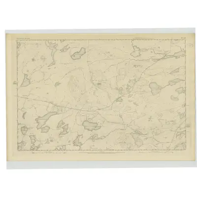 1849 Map of Ross-shire (Island of Lewis), Sheet 26, 1852 Print