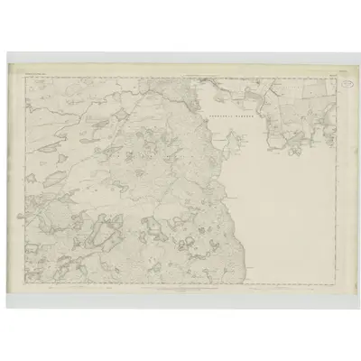1849 Map of Ross-shire (Island of Lewis), Sheet 27, 1851 Print