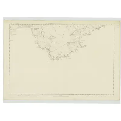 1849 Map of Ross-shire (Island of Lewis), Sheet 28, 1851 Print