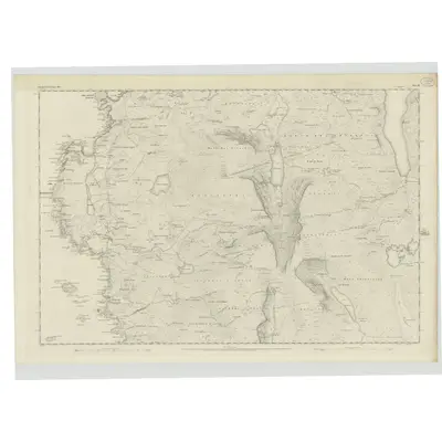 1852 Map of Ross-shire (Island of Lewis), Sheet 29, 1854 Print