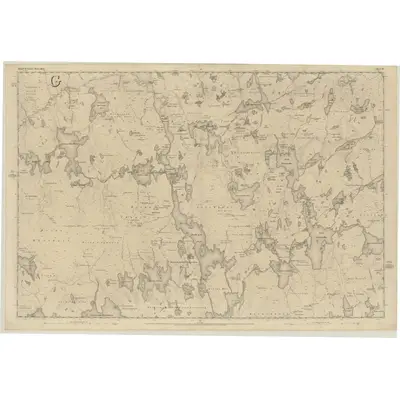 1851 Map of Ross-shire (Island of Lewis), Sheet 31, 1853 Print