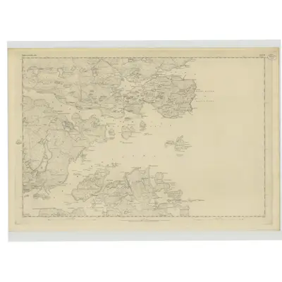 1850 Map of Ross-shire (Island of Lewis), Sheet 33, 1854 Print
