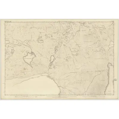 1851 Map of Ross-shire (Island of Lewis), Sheet 35, 1854 Print