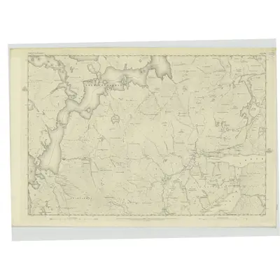 1850 Map of Ross-shire (Island of Lewis), Sheet 36, 1854 Print