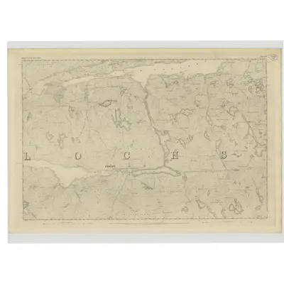 1849 Map of Ross-shire (Island of Lewis), Sheet 37, 1854 Print