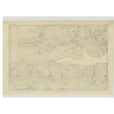 1852 Map of Ross-shire (Island of Lewis), Sheet 42, 1855 Print