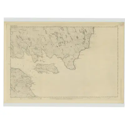 1852 Map of Ross-shire (Island of Lewis), Sheet 43, 1854 Print
