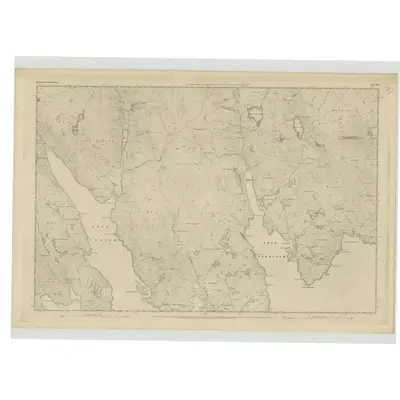 1852 Map of Ross-shire (Island of Lewis), Sheet 45, 1855 Print
