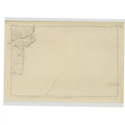 1852 Map of Ross-shire (Island of Lewis), Sheet 46, 1854 Print