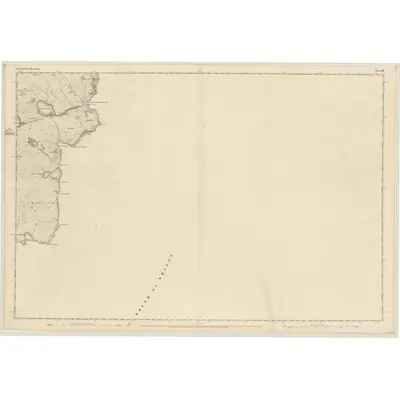1852 Map of Ross-shire (Island of Lewis), Sheet 46, 1854 Print
