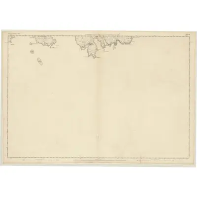 1852 Map of Ross-shire (Island of Lewis), Sheet 48, 1854 Print