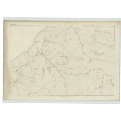1852 Map of Ross-shire (Island of Lewis), Sheet 5, 1853 Print