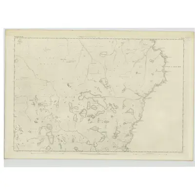 1852 Map of Ross-shire (Island of Lewis), Sheet 6, 1853 Print