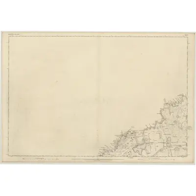1850 Map of Ross-shire (Island of Lewis), Sheet 7, 1853 Print