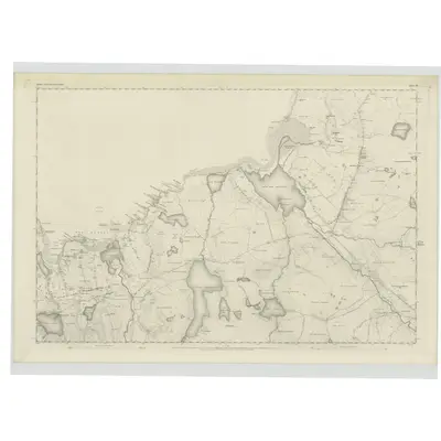 1850 Map of Ross-shire (Island of Lewis), Sheet 8, 1853 Print