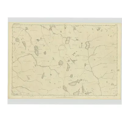 1852 Map of Ross-shire (Island of Lewis), Sheet 9, 1853 Print