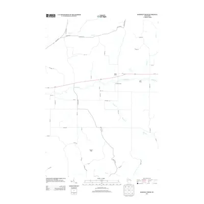 2013 Map of Rossman Creek, 2013 Print