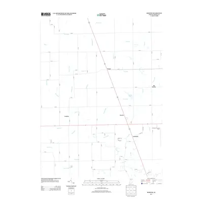 2013 Map of Rosston, 2013 Print