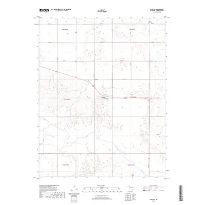 2018 Map of Rosston, 2018 Print