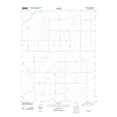 2012 Map of Rosston NE, 2012 Print