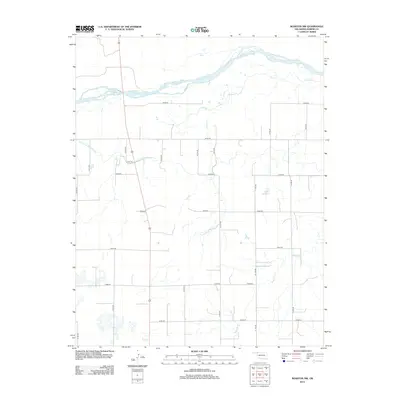 2012 Map of Rosston NW, 2012 Print