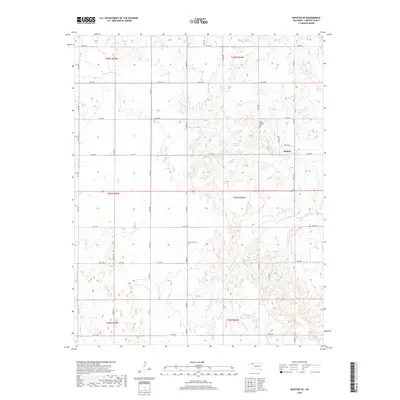 2018 Map of Rosston SE, 2018 Print