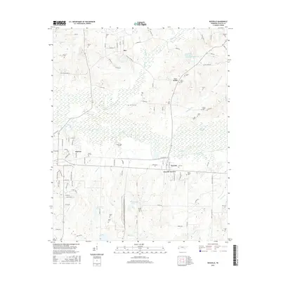 2016 Map of Rossville, 2016 Print