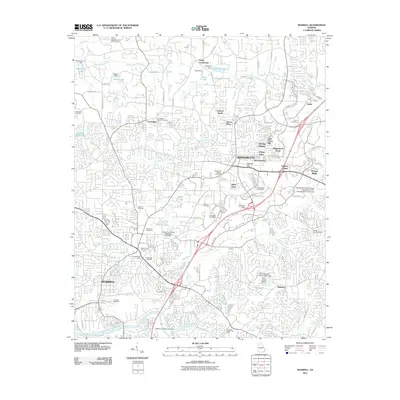 2011 Map of Roswell, 2011 Print