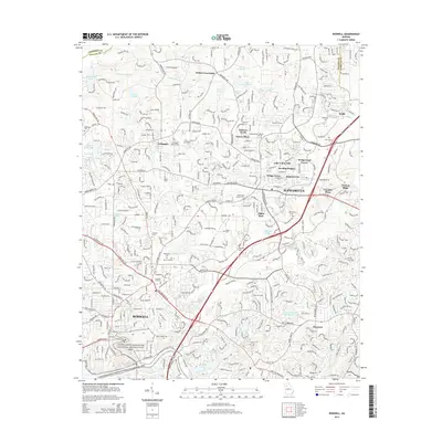 2014 Map of Roswell, 2014 Print
