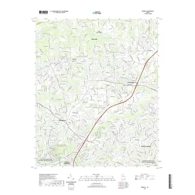 2020 Map of Roswell, 2020 Print