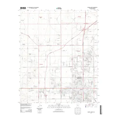 2013 Map of Roswell North, 2013 Print