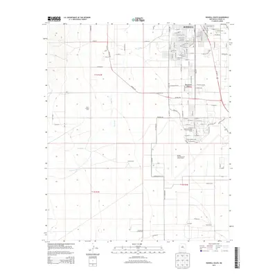 2013 Map of Roswell South, 2013 Print